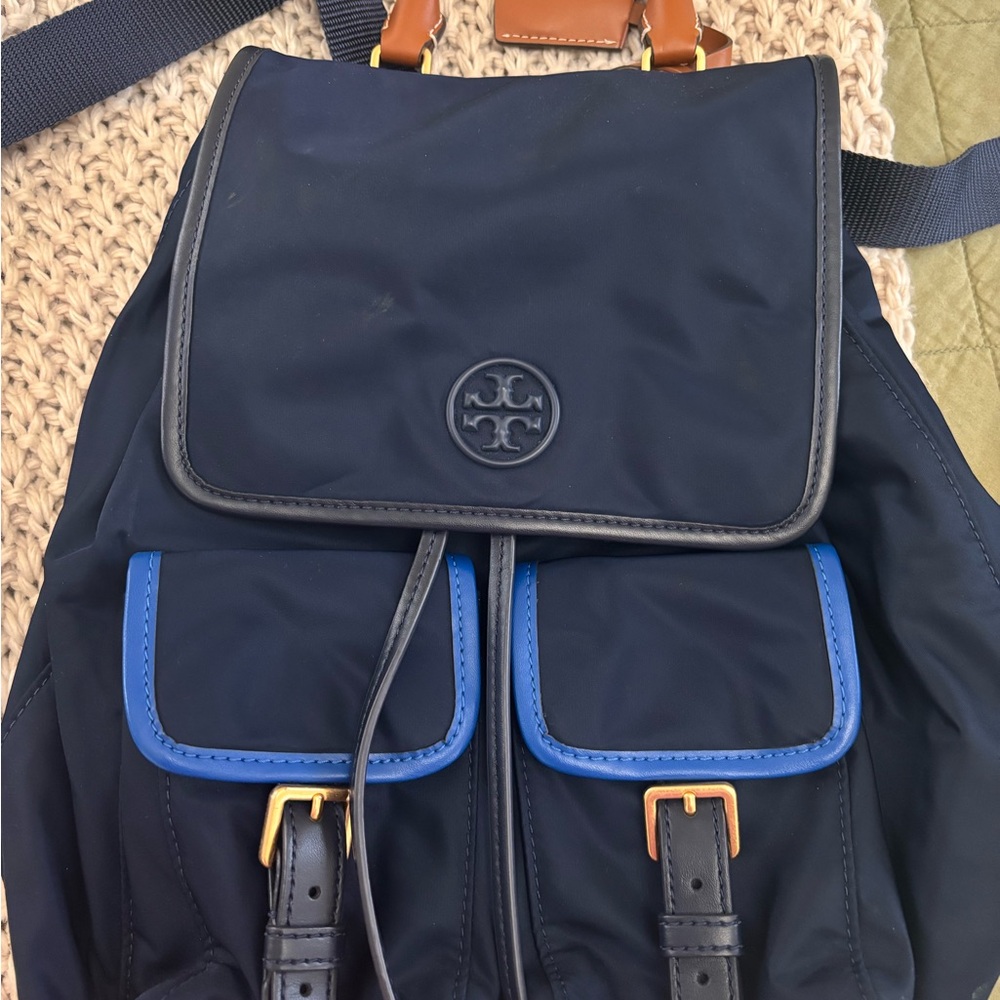 Navy Blue Designer Backpack